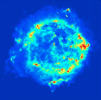 OMP reconstruction using the Gaussian array. RE = 1.19%.