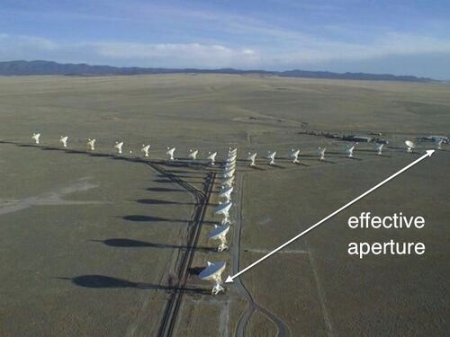 The Very Large Array, which uses 27 antennas.
