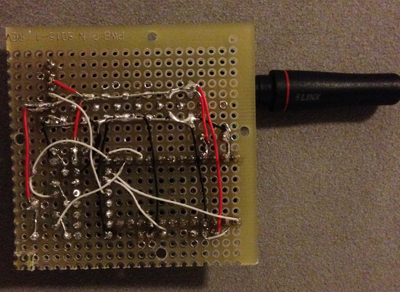 Figure blah: Oscilloscope with very long probes
